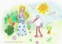 Illustration Storch von Susan Reder