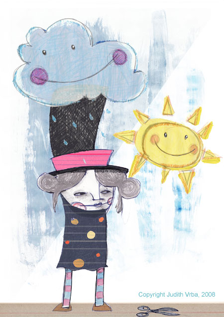 Wetter-Illustration von Judith Vrba