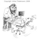 Gorilla Illustration von Ulrike Thielemann