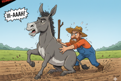 REIMIX-Illustration-Esel-und-Bauer