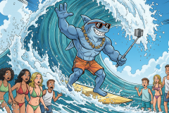 REIMIX-Illustration-Hai-als-Surfer