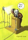Panda-Illustration von Angel Miguelez