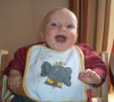 Baby Philip isst Brei und lacht Kinder lieben Reime