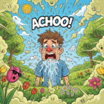 REIMIX Illustration zum Kinderreim über Heuschnupfen