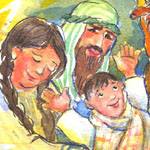 Jesus mit Maria und Josef