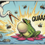 REIMIX Illustration zum Kinderreim über den Frosch