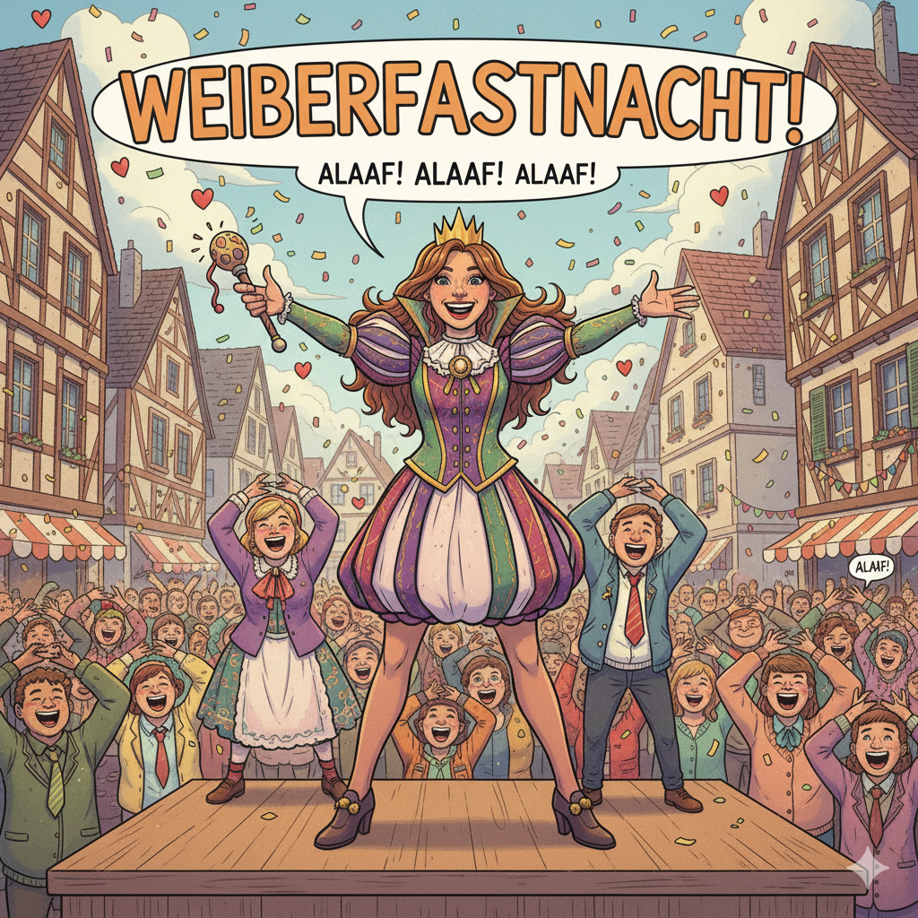 REIMIX Illustration zur Weiberfastnacht